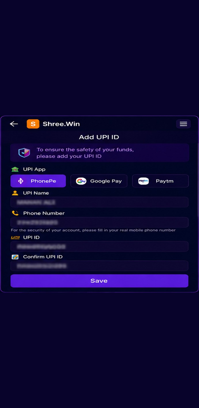 How to Add a UPI ID for Withdrawals