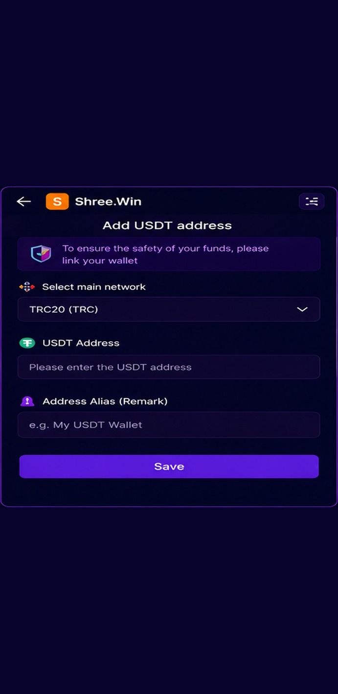 How to Add a USDT Withdrawal Address