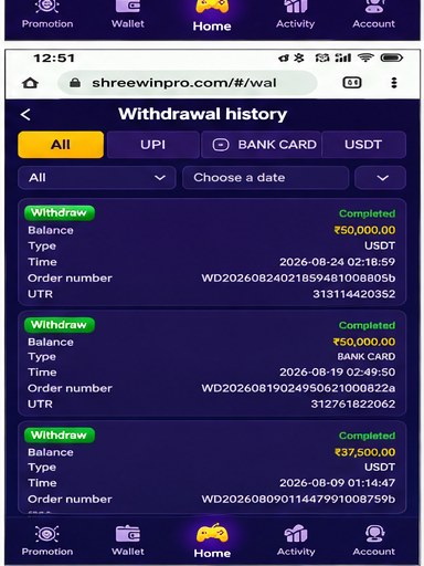 How to Check Shree.Win Withdrawal History and Proof